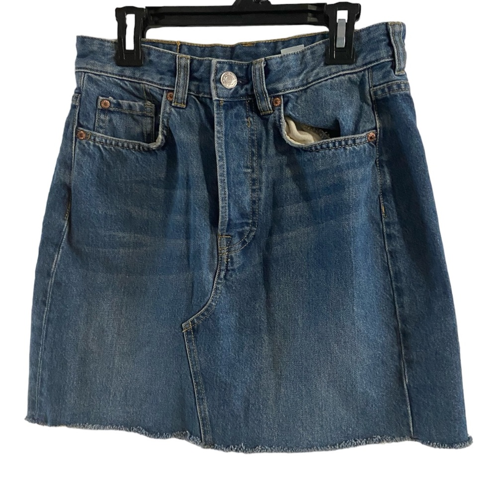 &Denim Jean Mini Skirt